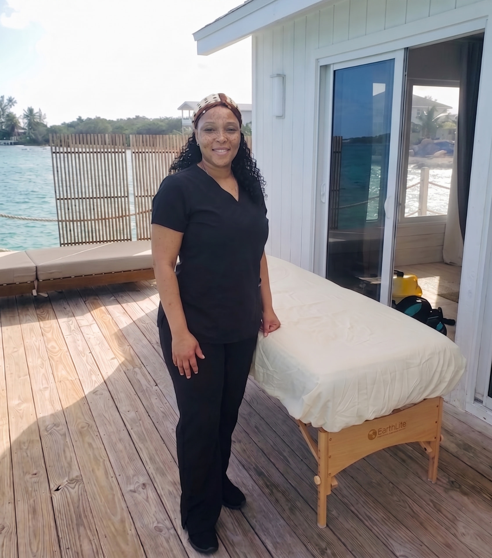 Latravia Turtle, massage therapist in Exuma